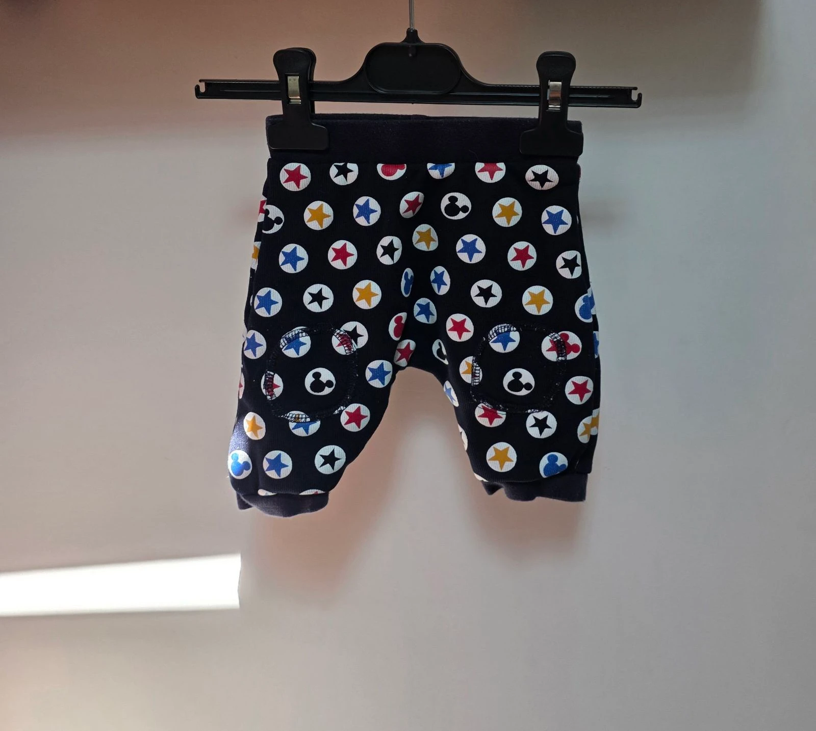 Pantalon sarouel noir étoiles Mickey Disney Baby Taille 3 mois 60 cm
